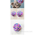 Colorido gatito gato juguete bola de lana gato juguete